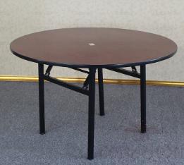 Foldable Round HPL Finishing Table / Banquet Table,D1800*H760mm