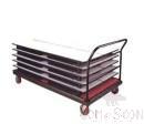 Trolley for Rectangular Table,920*1930*1130mm
