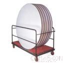 Trolley for Round Table,920*1870*1130mm