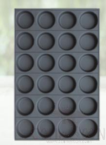 24 compartment round cake mould