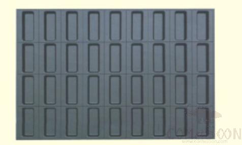 36 compartment cake mould rectangle