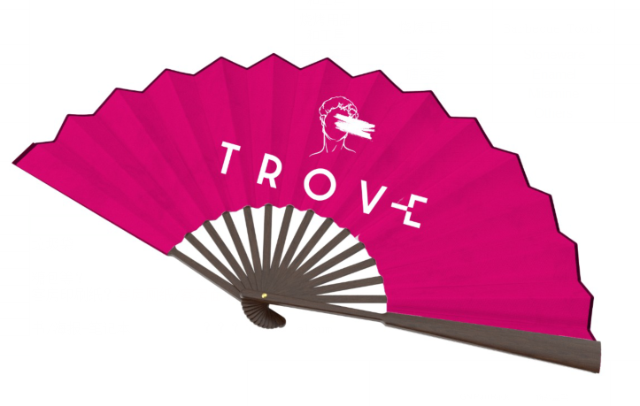 Hand Paper Fan Customized 10&quot; paper