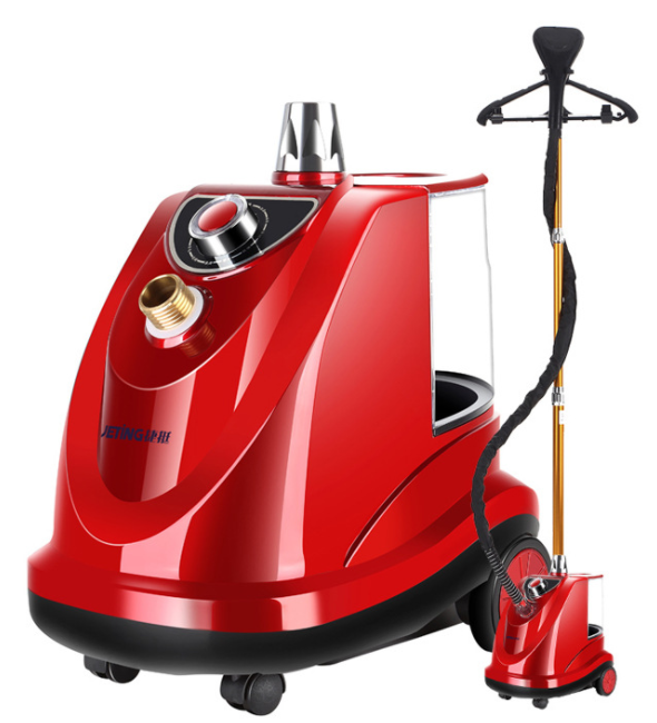 Hanging ironing machine - red - single pole