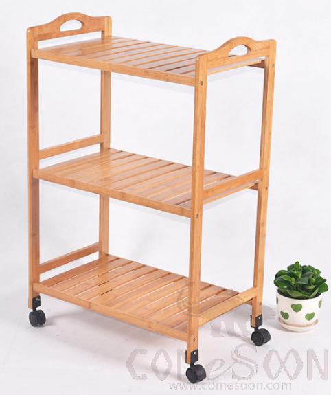 Multifunctional storage car - storage rack - towel rack