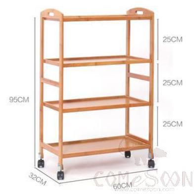 Multifunctional storage car - storage rack - towel rack