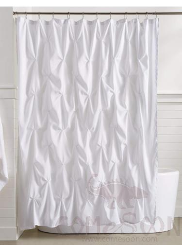 Shower Curtain White-180*180CM