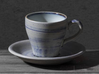 Expresso Coffee Cup 120ml blue
