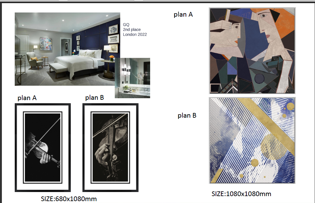 Decorative painting - 1 piece