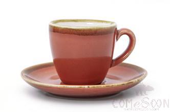 Expresso Coffee Cup Set 90ml red 