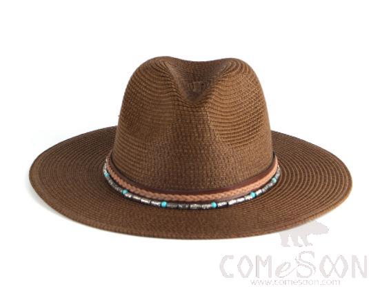 Straw Hat Female T3-Coffee
