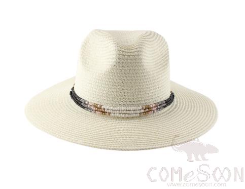 Straw Hat Female T4-Cream White