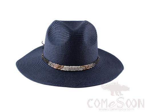 Straw Hat Female T4-Black