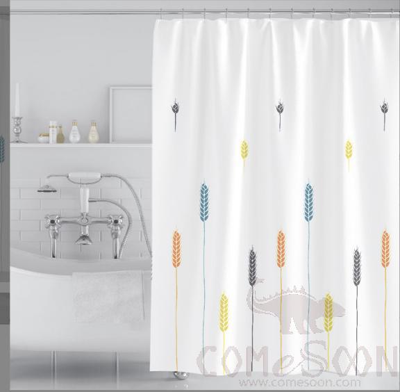 Thickened Waterproof Shower Curtain Modern Simple Hotel Bathroom Shower Curtain-1100*1800mm