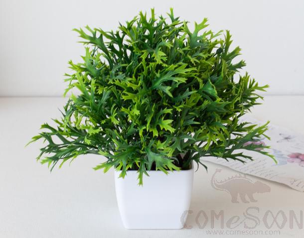 Imitation Plants Plastic Plant Pot H21cm
