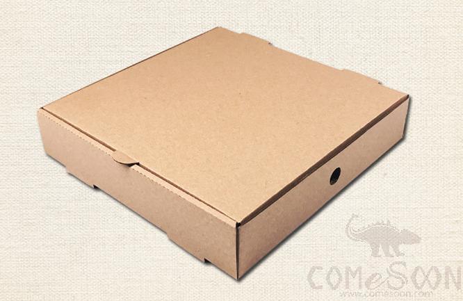 Pizza Box 12 inch Kraft customized logo
