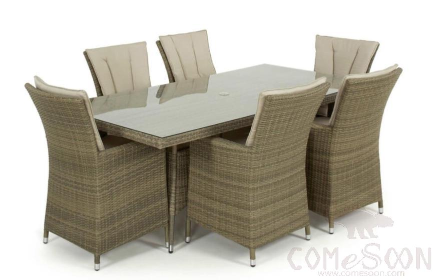 6 SEATER OUTDOOR DINING SET