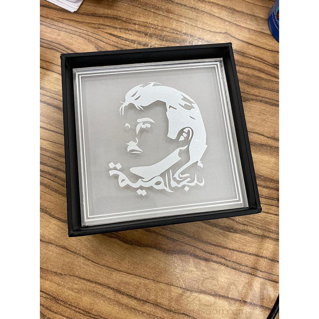 Qatar Sheikh Acrylic Plate-10*10*0.5cm