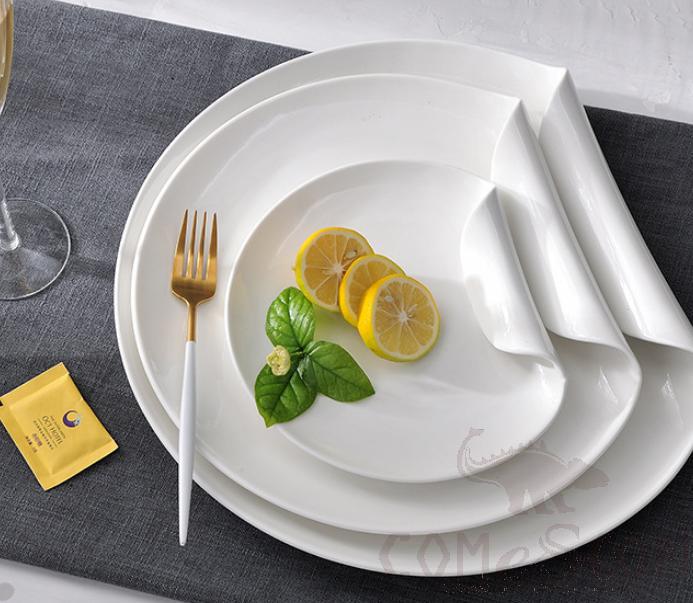 Steak Plate Round Fold-edge 12.5 inch