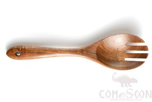 Wooden Salad Fork 26cm