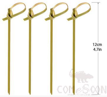 Bamboo Fruit Cocktail Skewers 12CM Kink