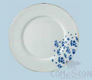 CUILAN Blue Plate 26cm Bonechina
