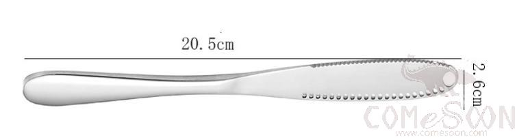 Butter Knife With Holes silver