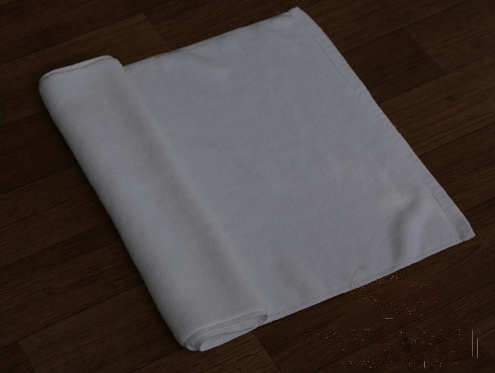 Bath Mat 
Double Loop
,Ring Spun Yarn Cotton,Plain White,51*86cm