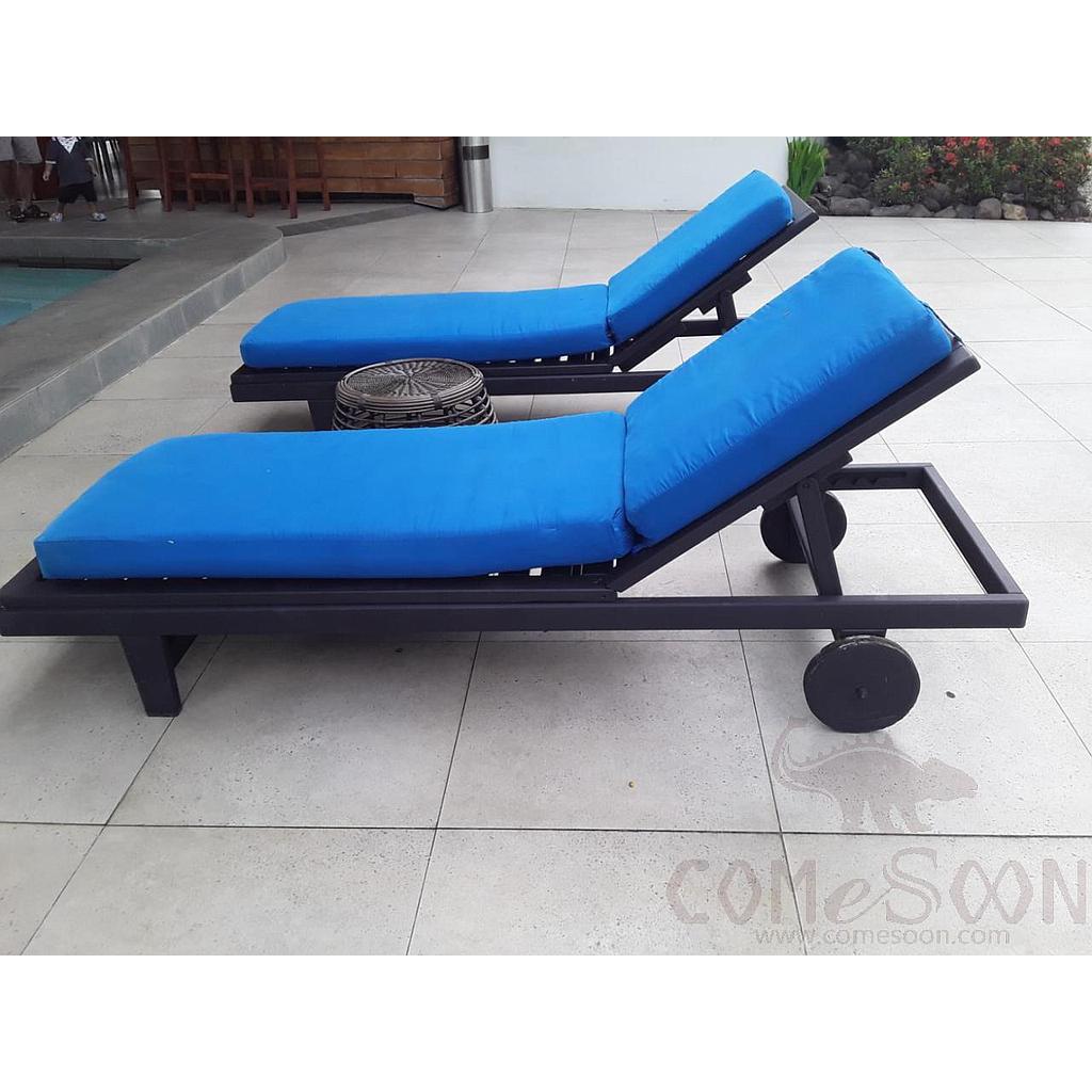 Lying bed, aluminum alloy bed,195 * 70 * 40 cm