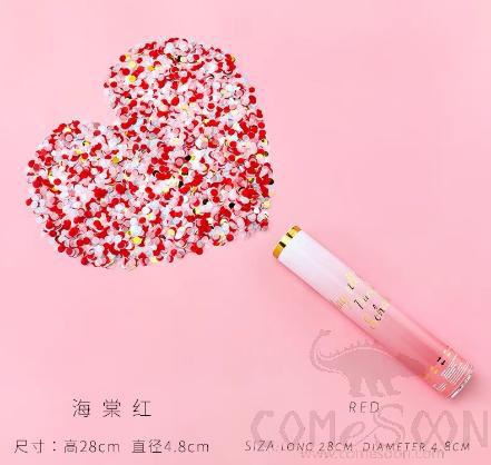 Party Popper 30cm Red