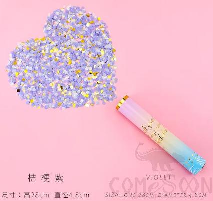 Party Popper 30cm purple