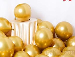 Balloons  50 pcs golden