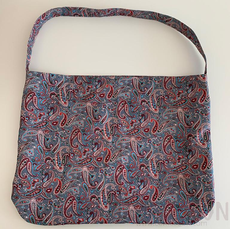 New Sling Bag，Olyester Peach Suede Print + Lining 210D Oxford，34  * 45 cm