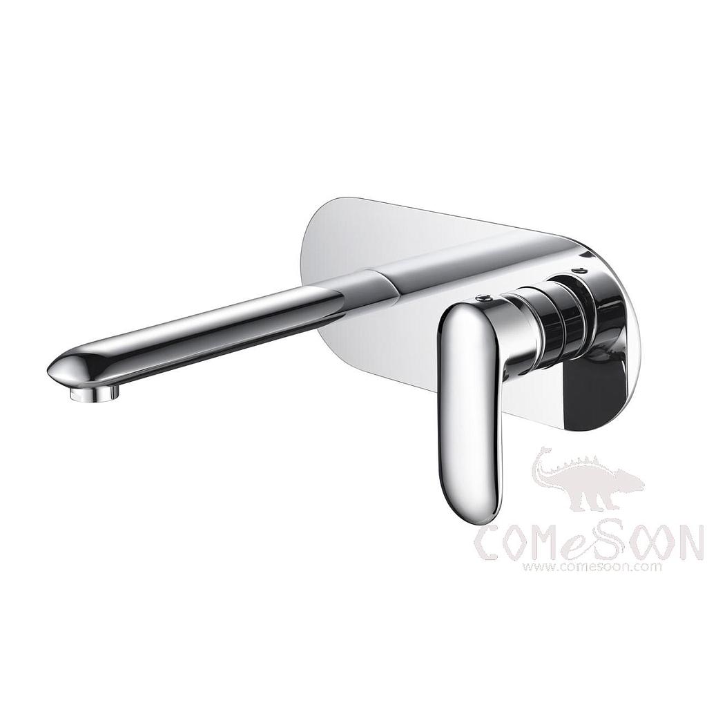 Concealed Basin Mixer,Brass Body,Ceramic Cartridge,304 Stainless Steel Board