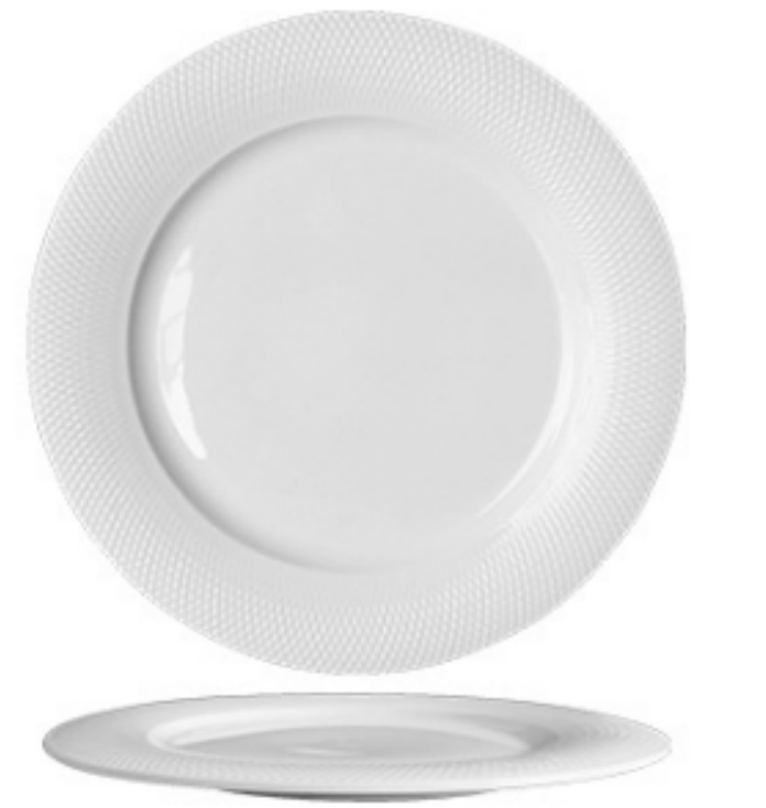 Diamond Series Mesh Series Round Flat Plate 6.25 inch