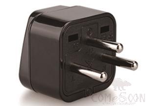 Israeli specification conversion plug,1800W,Black