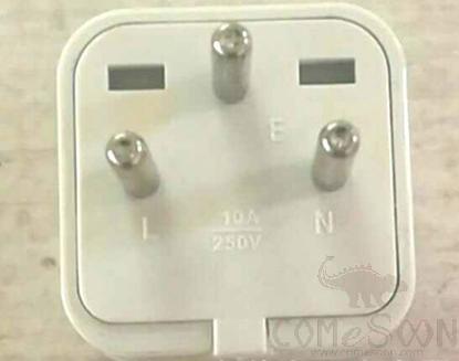 Israeli specification conversion plug,1800W,White