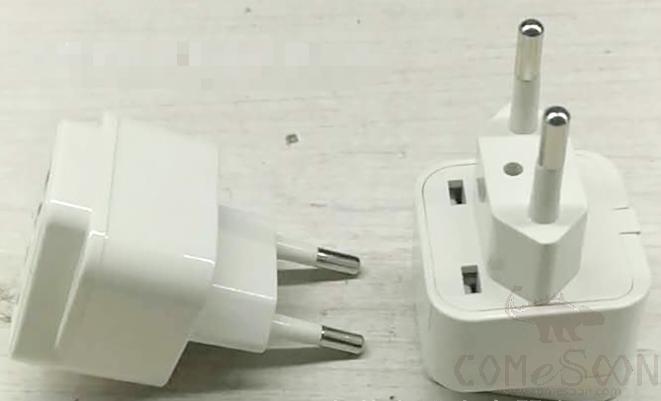 Brazil embedded conversion plug,2-pin,2500W,White