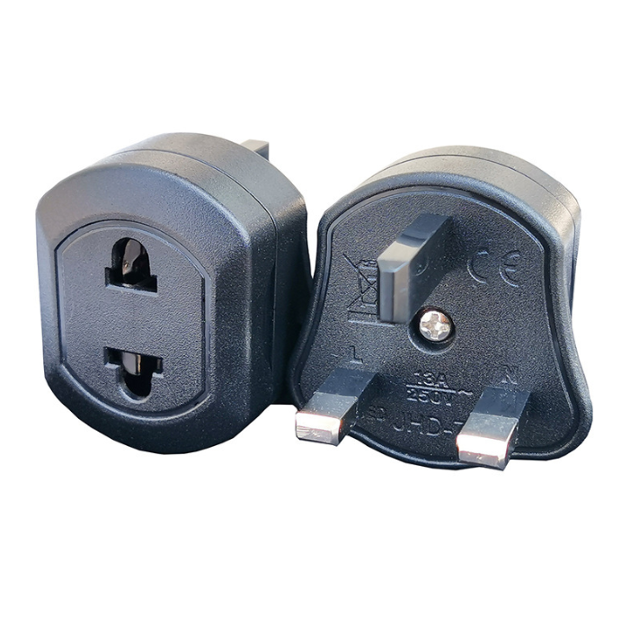 Two pin plug to British standard plug