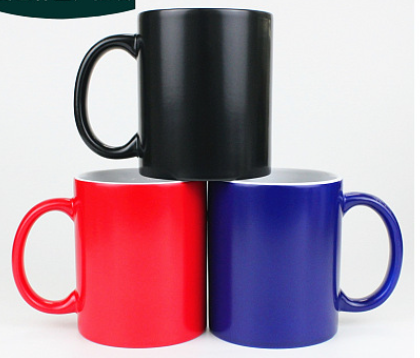 Magic Ceramic Mug,Polish,Blue