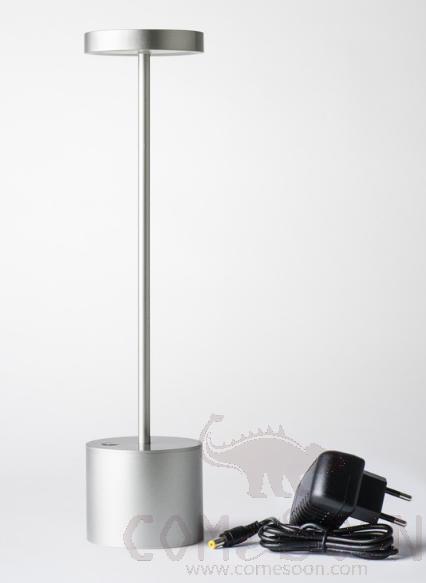 Cordless LED Table Lamp,
Silver
5200MA DC Rechargeable Battery