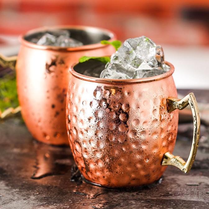 Copper plated hammer point drum cup
