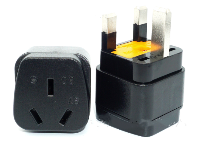 Australian to British specification conversion plug,3250W,Black