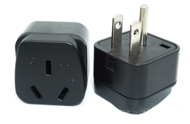 Australian standard to American standard plug,2500W,Black
