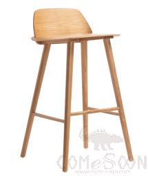 Chair，Ash Wood +Birch Core Board With Walnut Veneer，410*420*800mm