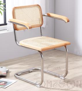 Chair，Steel Galvanized Frame + Beech Wood Frame，480*540*825mm