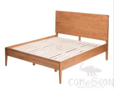 Bedstead，White Oak + Pine Bed Board，1550*2200*900mm