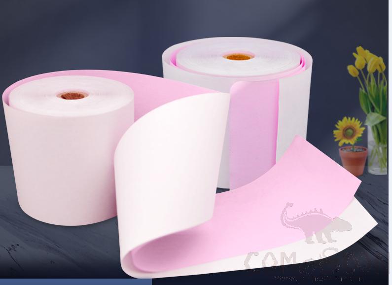 Paper Roll Printer NCR 2 Ply，Carbonless Paper,76*70*12 mm