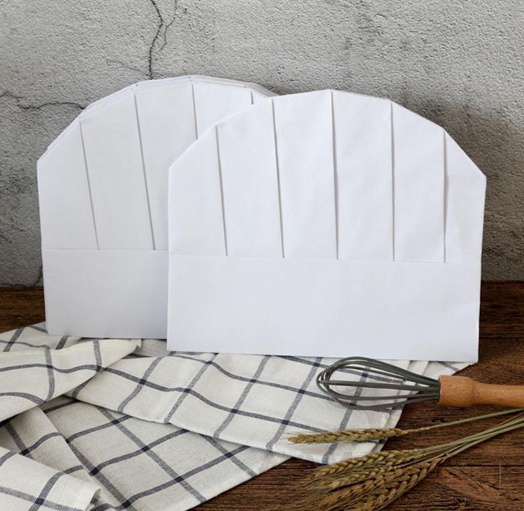 80g Paper Medium High Dome Chef Hat,28*23cm