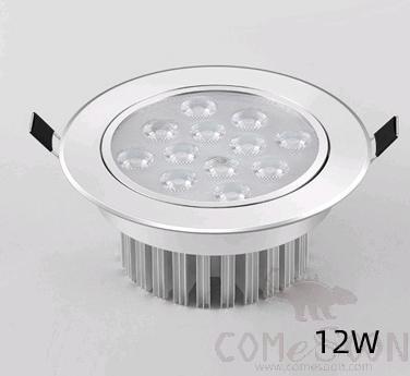 Recessed Ceiling Downlight, White light, 12W, Sunflower Radiator, Hole diameter 115-125mm