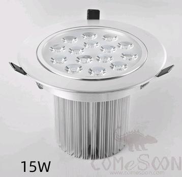 Recessed Ceiling Downlight, White light, 15W, Sunflower Radiator, Hole diameter 140-150mm